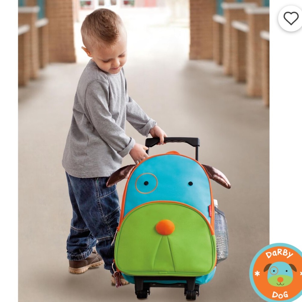 Skip Hop Zoo Rolling luggage for a toddler UNISEX